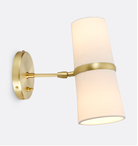 Brushed Gold Conifer Wall Sconce