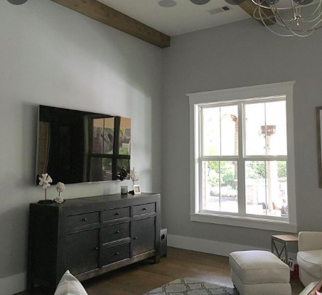 gray paint color family room