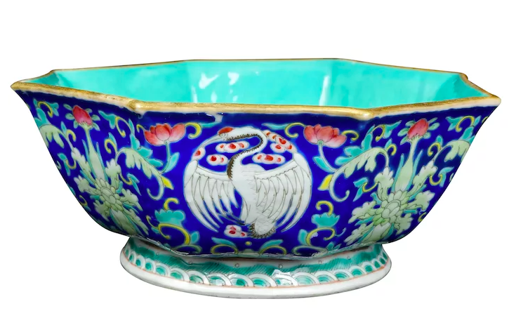 blue tongzhi bowl