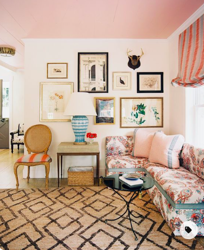 Pink Painted Ceilings: Let the Fun Begin! - Home Loves Design
