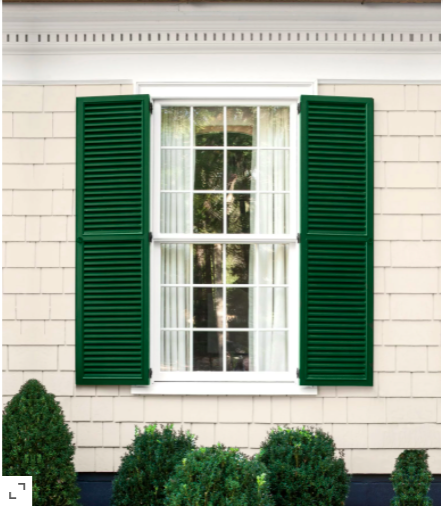 forest green shutter paint color
