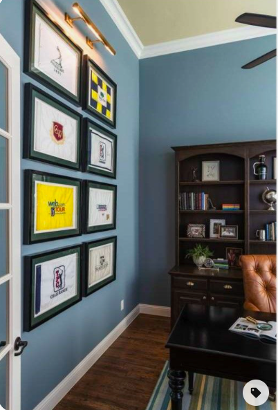 golf themed home office