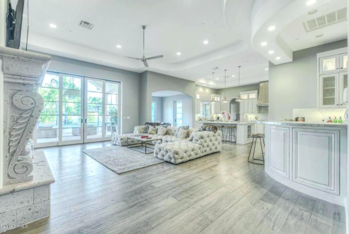 grey laminate flooring gray walls living room