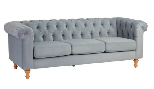 gray blue sofa