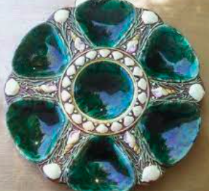 green oyster plate